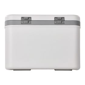 Portable Cooler, 21 QT Hard Cooler with Ice Retention, Heavy-Duty Handles and Strap, Lightweight Rigid Material Insulated Portable Cooler