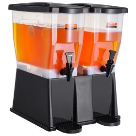 Beverage Dispenser, 3 Gallon x 2 Drink Dispensers for Parties, Plastic Juice Dispenser with Stand Spigot Lid, Iced Tea Lemonade Juice Water Dispe