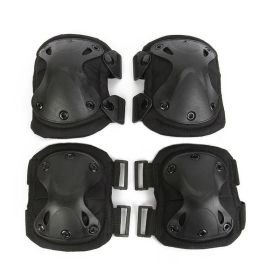 Elbows and Knees Gear Pads (Option: BLACK)