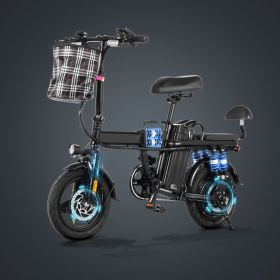 Electric Bicycle-A9,No Delivery To Remote Areas (Option: BLACK)